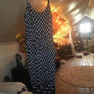 Black and white jumpsuit